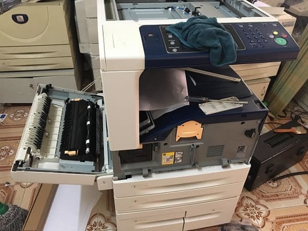 Máy photocopy bị quá nhiệt