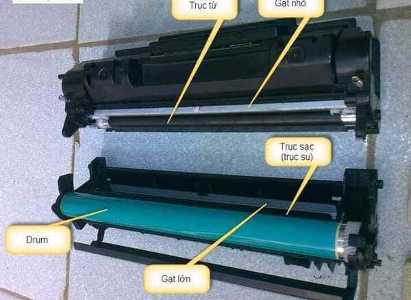 Khắc phục trống máy photocopy bị trầy hoặc xuống cấp