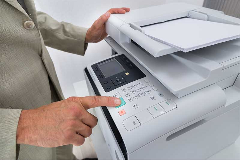 Tắt nguồn máy photocopy Toshiba
