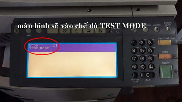 Vào chế độ test mode