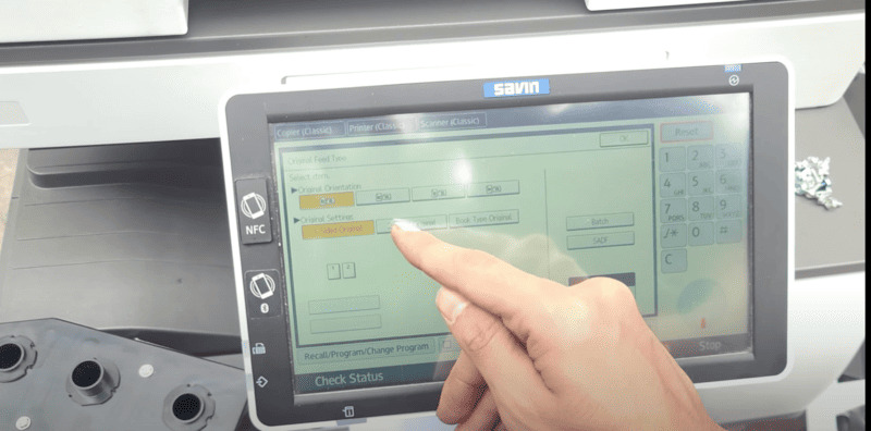 Chọn chức năng scan