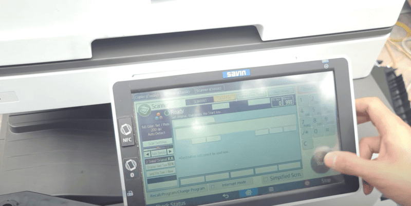 Cài đặt nâng cao trong máy photocopy