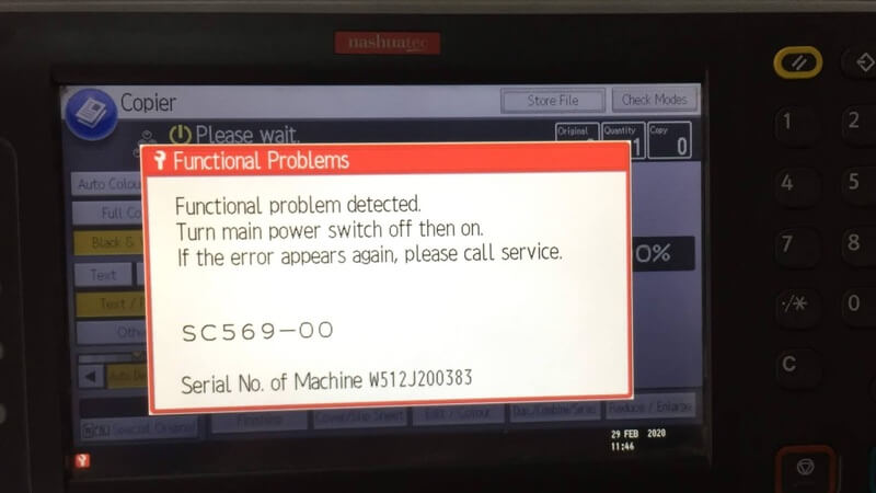 Cách khắc phục lỗi Functional Problem Detected Ricoh chi tiết nhất