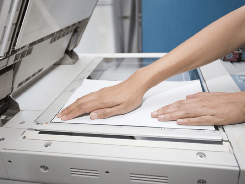 Nguyên nhân máy photocopy in ra giấy trắng