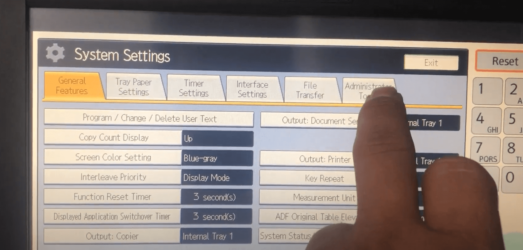 Cài user code trên máy tính để in