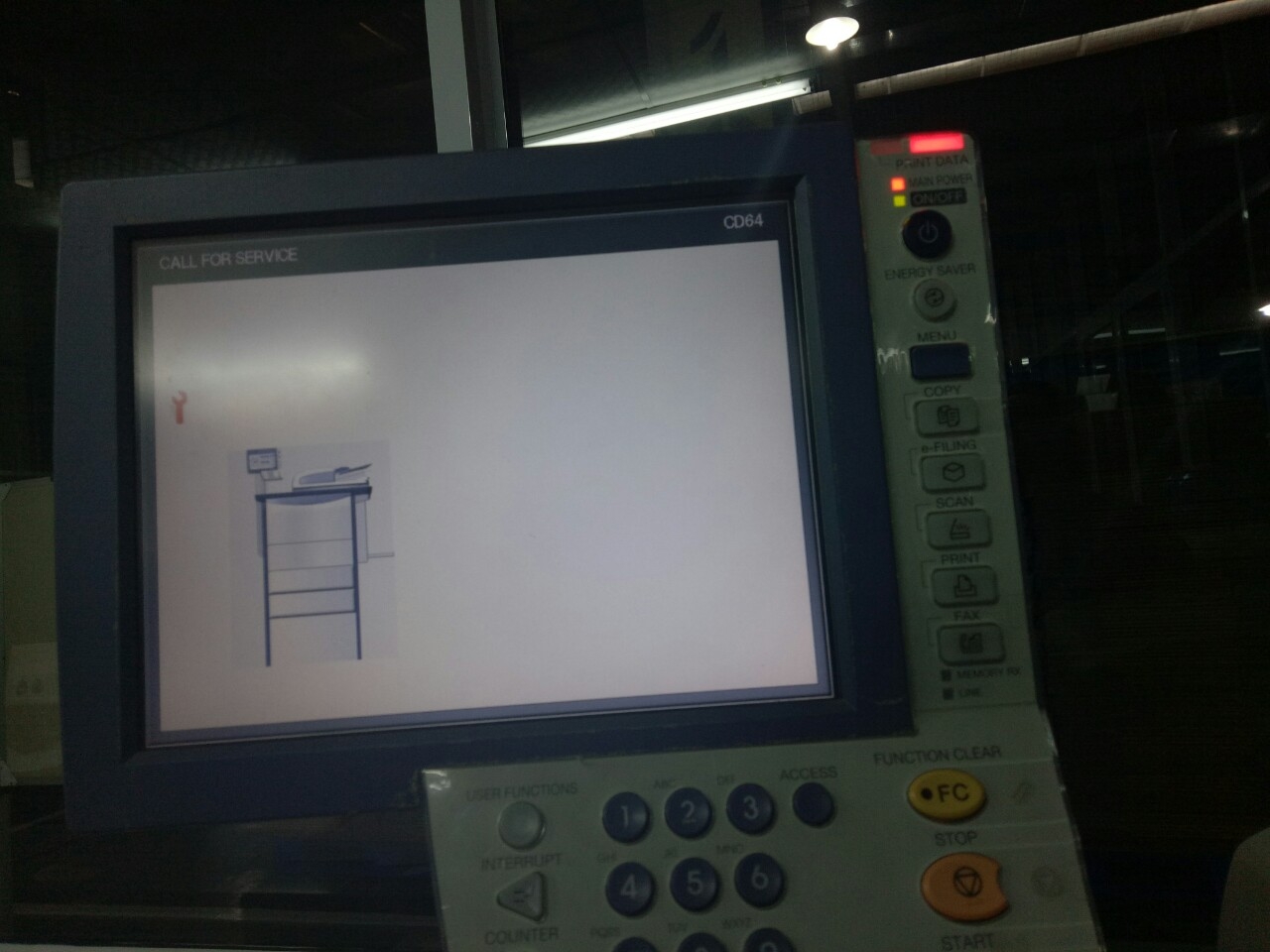 Thiết lập sai thông số in/copy