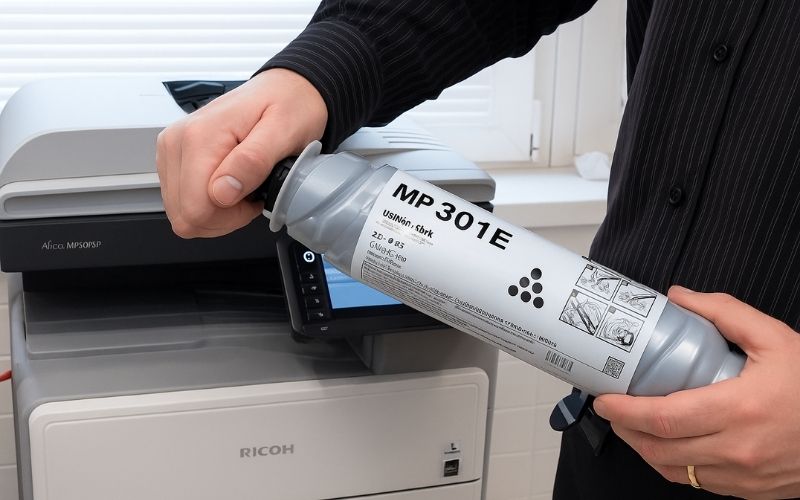 Hướng dẫn đổ/thay mực Ricoh