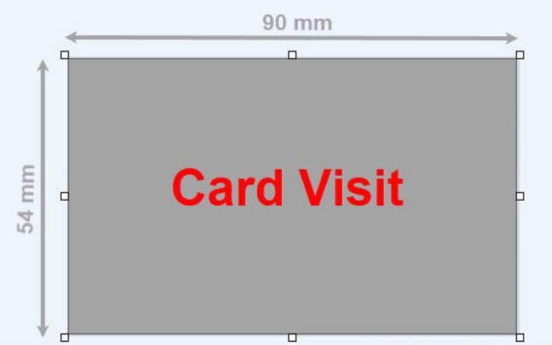 Kích thước card vuông – card ngang – card dọc