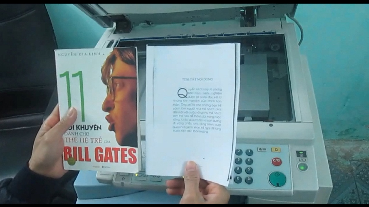 Bước 6 – Photo toàn bộ & đóng cuốn