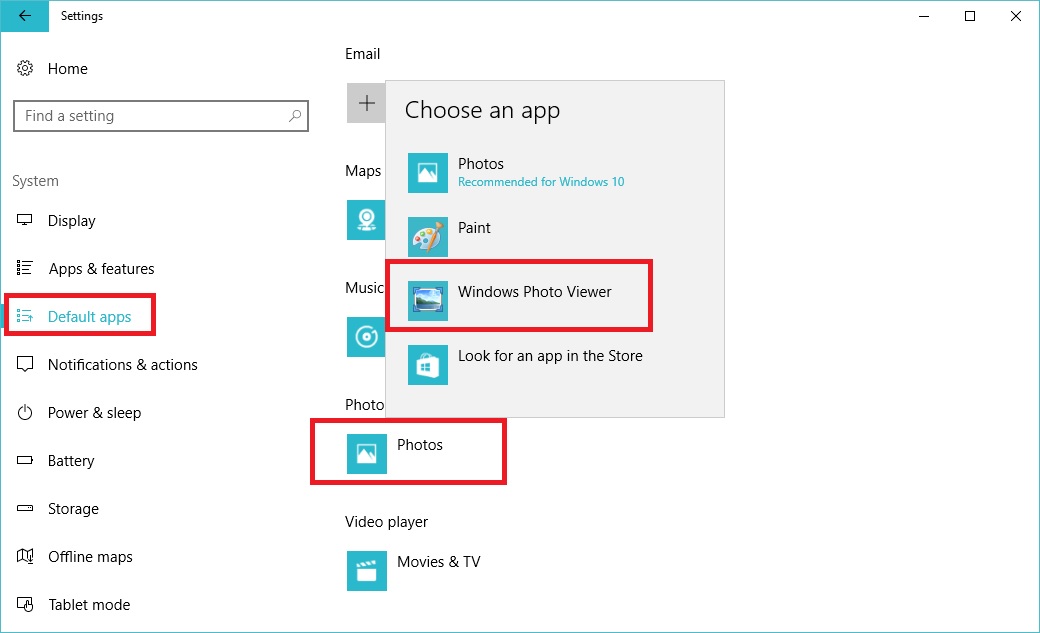Mở ảnh bằng ứng dụng Photos