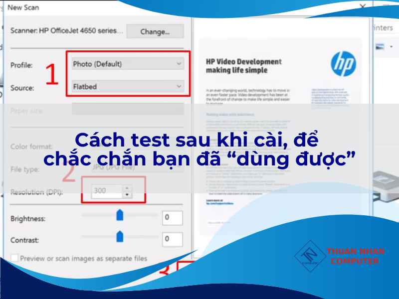 Cách test sau khi cài, để chắc chắn bạn đã “dùng được”