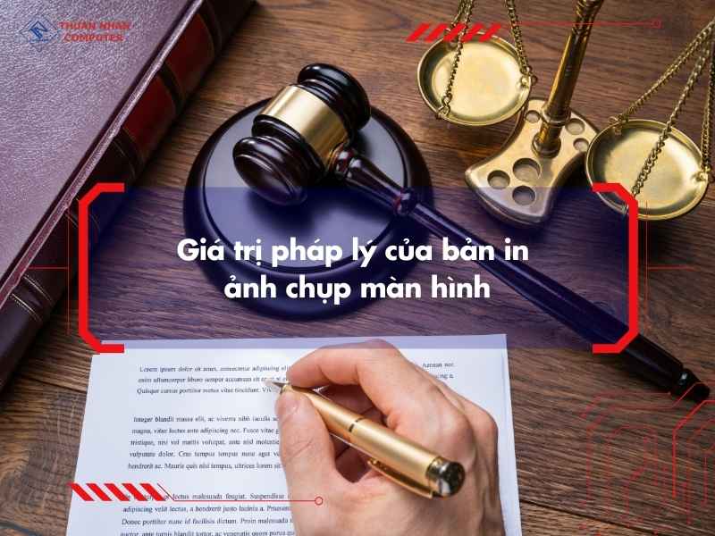 Những vấn đề thường gặp khi in ảnh chụp màn hình