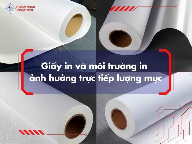 Giấy in kém chất lượng khiến mực hao nhanh và dễ phải in lại