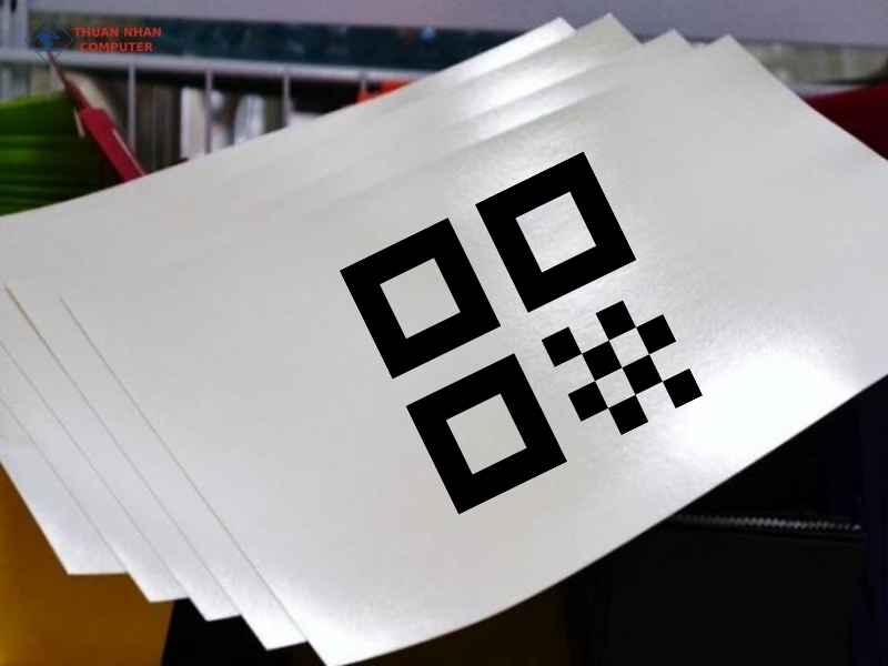 In trên giấy couche hoặc giấy cứng