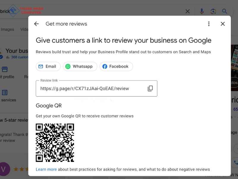 Cách tạo mã QR cho website, fanpage, Google Maps