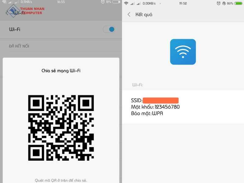 Cách tạo mã QR wifi
