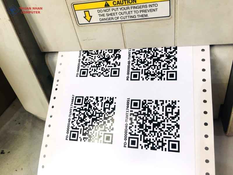 Cách in mã QR từ máy tính