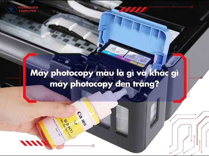 Máy photocopy màu là gì và khác gì máy photocopy đen trắng?