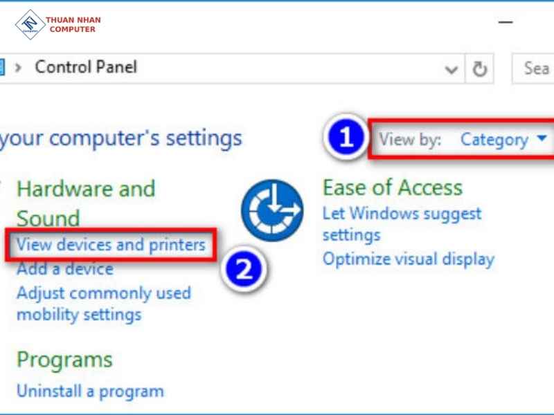 Bước 3: Thêm máy photocopy bằng địa chỉ IP