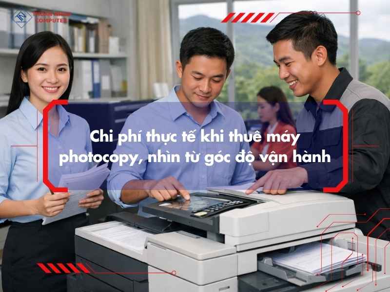 Chi phí thực tế khi thuê máy photocopy, nhìn từ góc độ vận hành